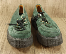 George Cox 1960s/70s Hamiltons Bingley Brothel Creepers, Teds Green Suede UK6