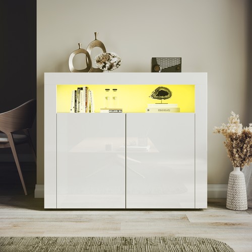 Modern white high gloss - white,