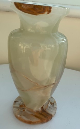 Vintage onyx marble - , vase
