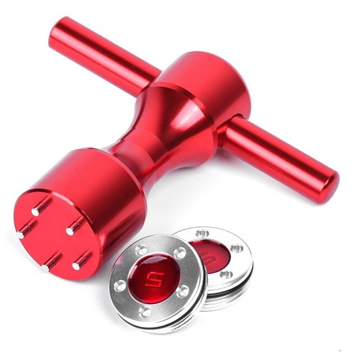 Pair red golf weights - 1,