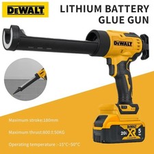 Dewalt Electric 18V/20V XR Caulking Gun 6 Gear Adjustable Speed Cordless Tool
