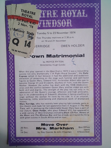 Theatre royal windsor handbill - theatre,