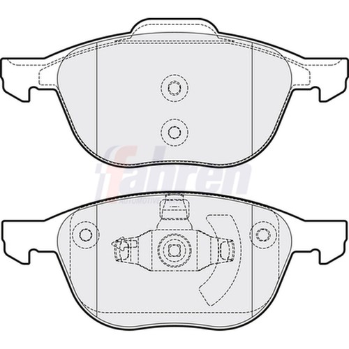 Brake pads set - brake, c-max
