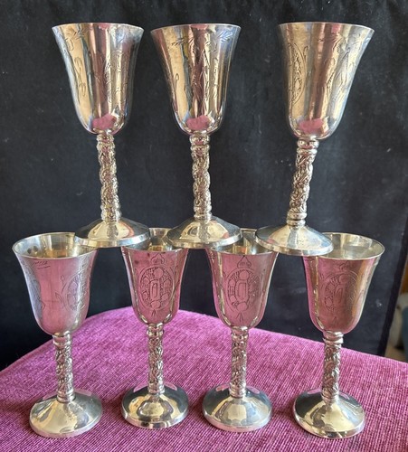 Vintage set silver - of, 7