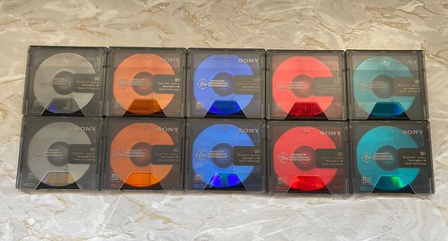Sony md80 colour minidisc - x,