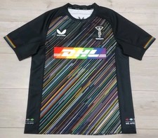 Harlequins Rugby LGBTQ+ Pride Supporter Shirt 2023/2024 Castore Large Jersey Top
