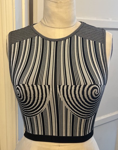 Zara crop cropped ribbed - cropped,