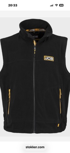 Jcb fleece gilet body - gilet, warmer
