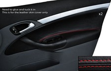 RED STITCH 2X FRONT DOOR CARD