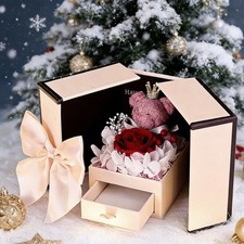 Preserved red rose - preserved,