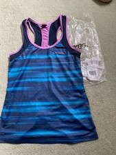 Salming Victory Tank Top / Vest - in Blue  Size S Small