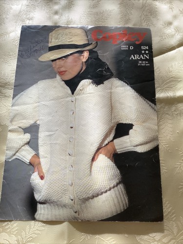 Copley aran knitting pattern - copley,