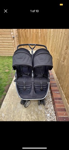 Double pram baby and - pram,