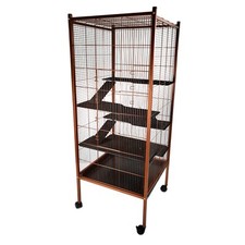 Rat Chinchilla Ferret Pet Cage Copper Metal Tall 5-Tier  1.5 Metres High