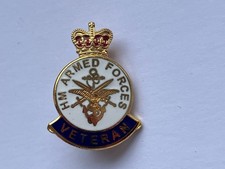 Armed Forces Veteran Enamel