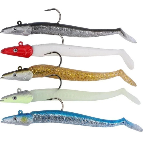 5pcs saltwater sandeel - 5pcs, lures