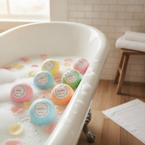 Pampering piece bath - pampering, bomb