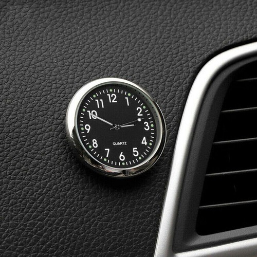 Mini car dashboard clock - car,