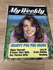 My Weekly Magazine 1978. Page 3 Model Jane Warner On Cover. Geoffrey Hughes