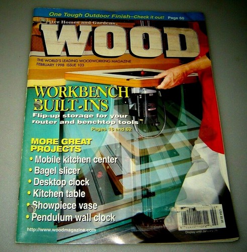 Wood magazine february 1998 - magazine,
