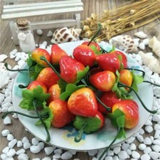 5x Artificial Ornament Red