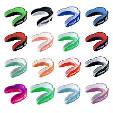 d3 Double Gel Adults & Junior Self-Fit Mouthguard + Case for Rugby Boxing Hockey