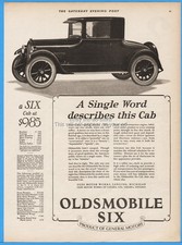 1924 Oldsmobile Six Cab Car