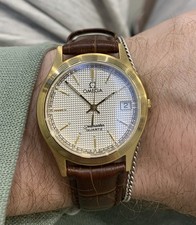 RARE Gold Embossed dial Vintage Omega Seamaster Dial Cal 1425 in good  Condition