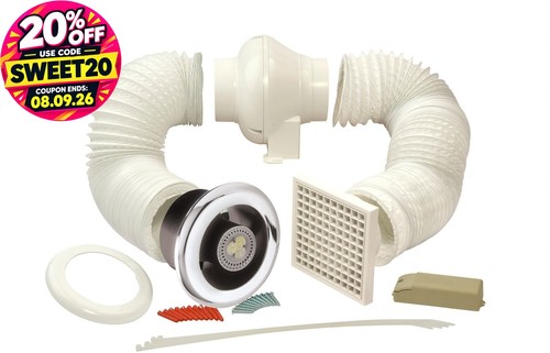 Manrose extractor fan with led - extractor,