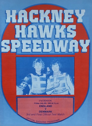 Hackney speedway programme - hackney,