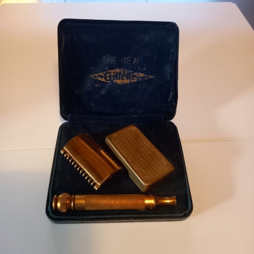 Vintage cased gold plated - gold,