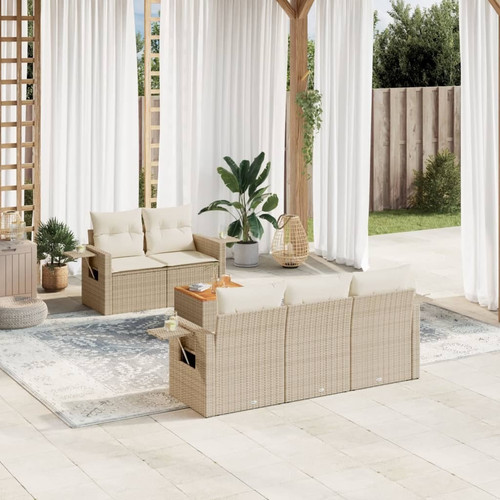 Garden sofa set beige - garden,