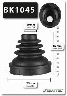 Shaftec front inner - front, cv