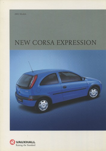 Car brochure vauxhall corsa - car, brochure: