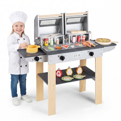 Wooden kids barbecue - kids, grill