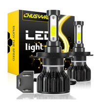2X LED Motorcycle Headlight