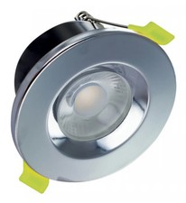 Downlight Silver J-Series Low-Profile 6w LED Chrome Dimmable IP65 4000K 600lm