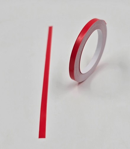 Decorative strip red - , 6mm