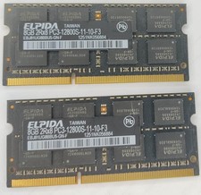 16GB 2x 8GB ELPIDA PC3-12800s