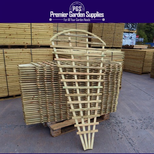 6ft fan trellis seconds - trellis, [seconds]