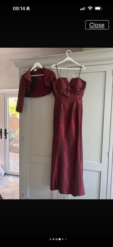 Belsoie strapless formal gown