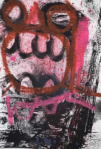 Hasworld original art 5x7 - hasworld,