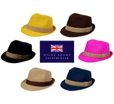 Sun Hat Trilby Mens Ladies