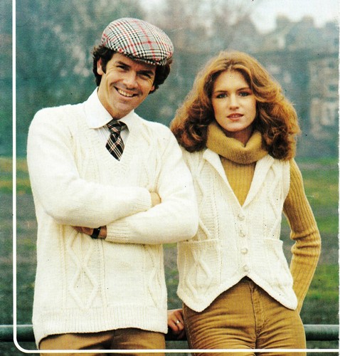 Ladies mens waistcoat - ladies/mens~waistcoat~aran, or