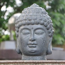 UNUSUAL "BUDDHA HEAD" GARDEN