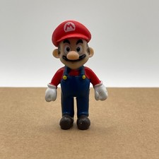 Genuine Nintendo 2007 Small 2" Mario Brothers PVC Cake Topper Toy Figure RARE B6