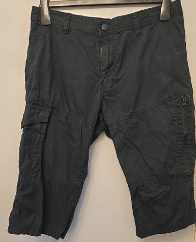 Mens black cargo trousers - mens,