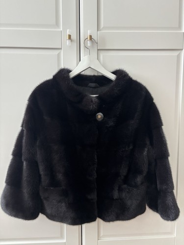 New real mink fur - real, jacket
