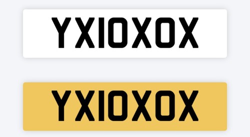 Premium private number plate - premium,