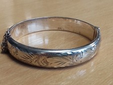 Sterling Silver Hinged Bangle